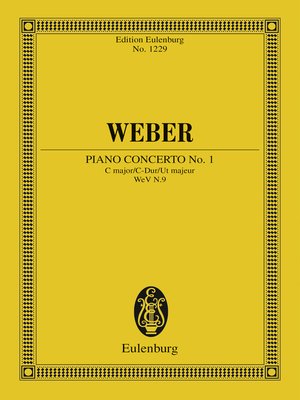 cover image of Piano Concerto No. 1 C major